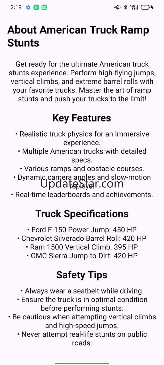 Amrcan Truck Ramp Stnts