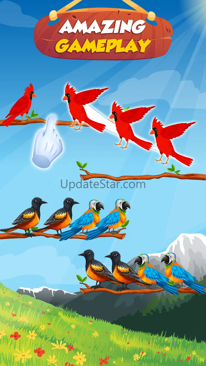 Bird Sort Color Puzzle Game 3.0
