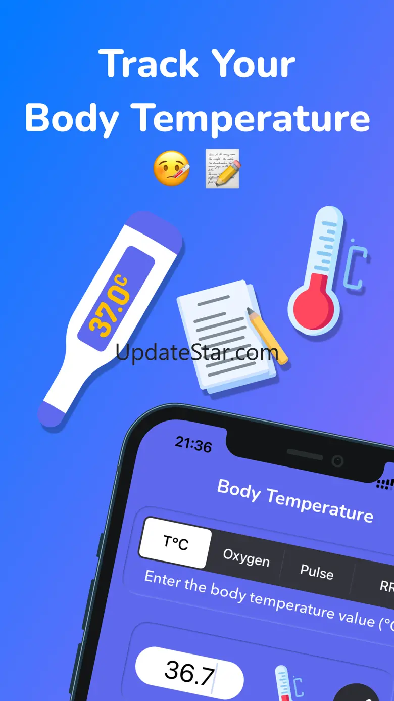 Log Body Temperature App fever 2.0