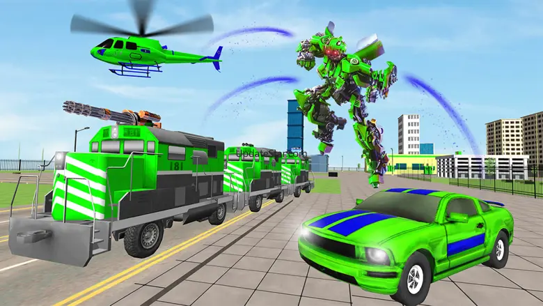 Train Robot Car Simulator 2