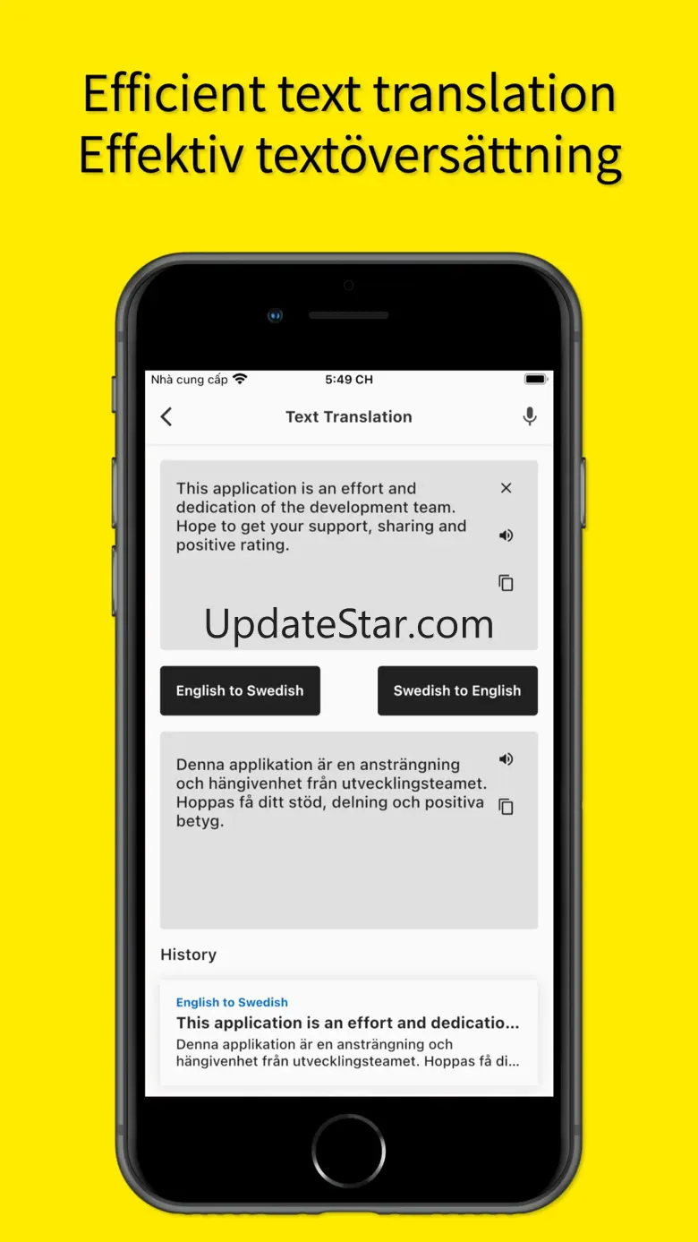 English to Swedish App 1.0.1
