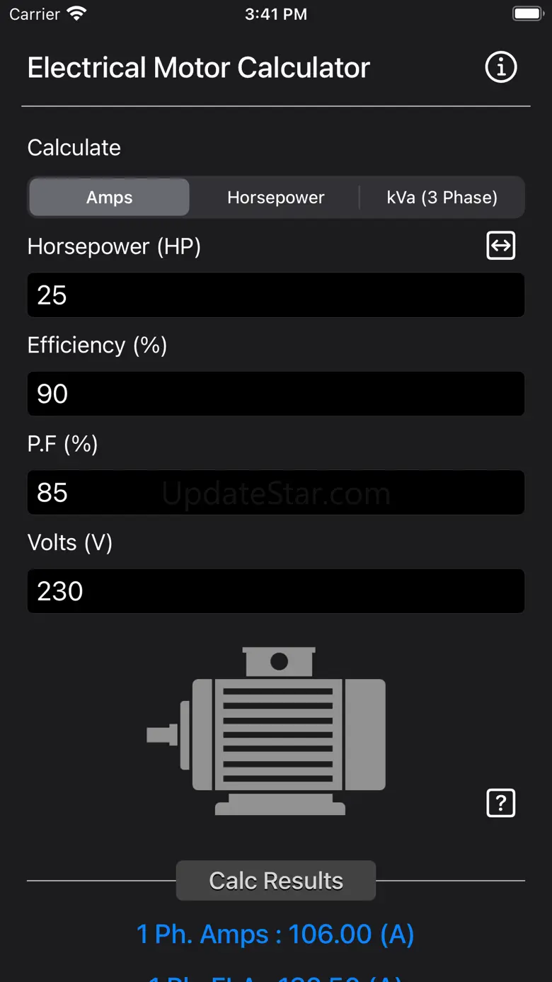Electrical Motor Calculator 1.0