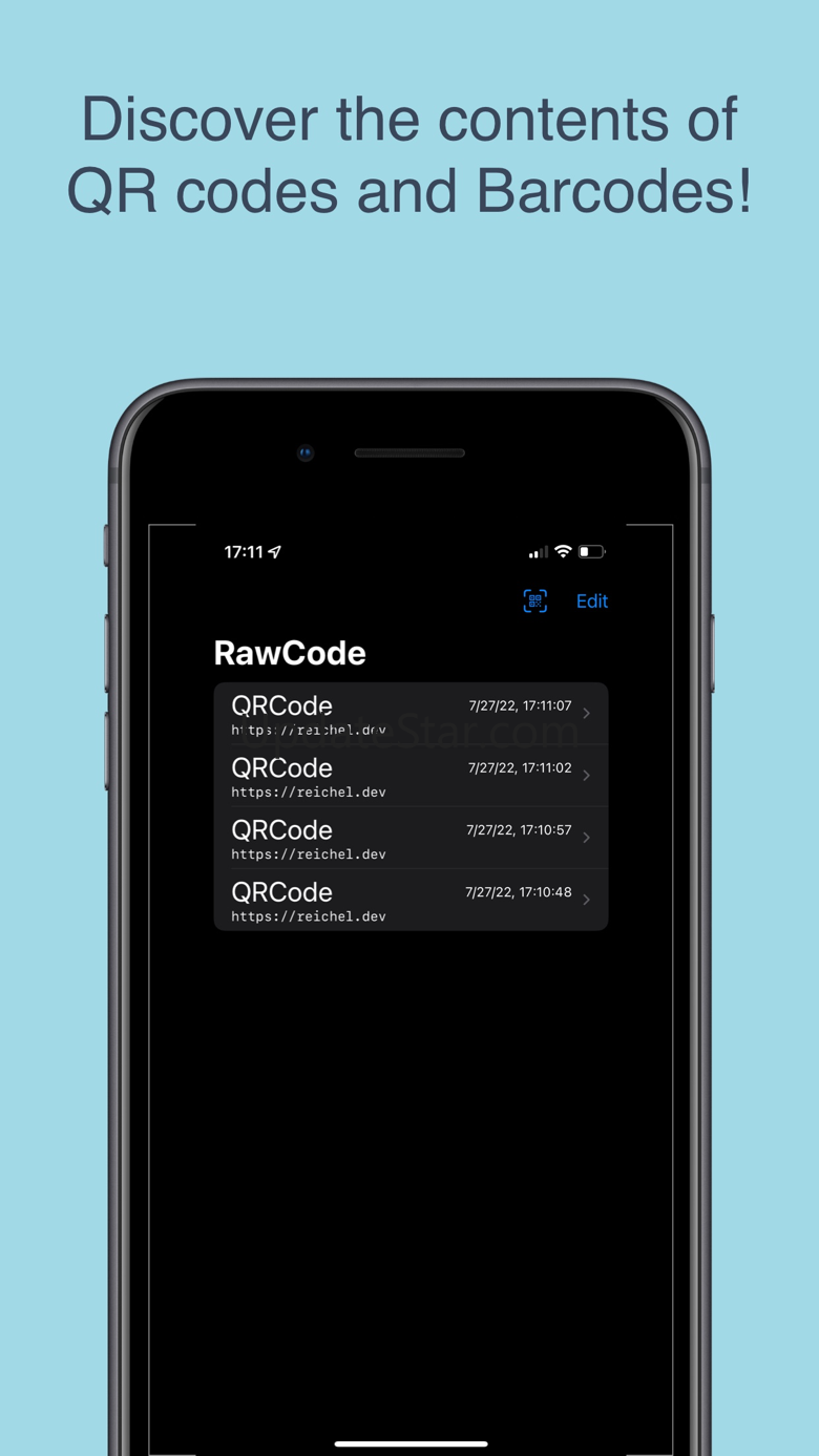 Barcode & QR Scanner - RawCode 1.0.3