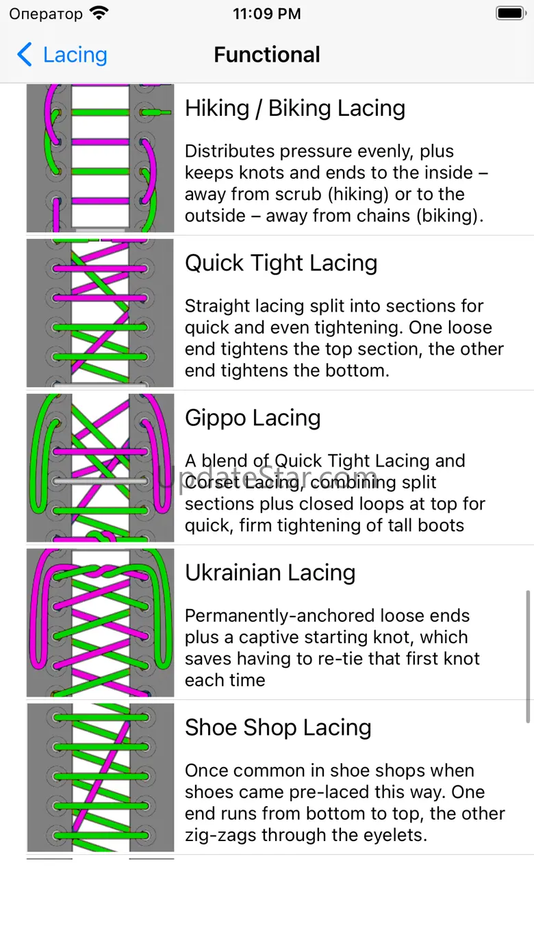 Shoelace and tying knots 4