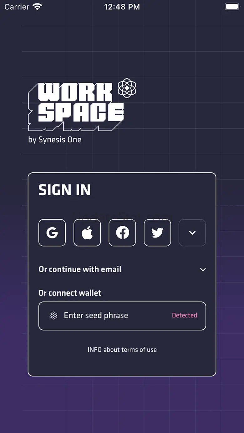 Synesis Workspace 1.1.7