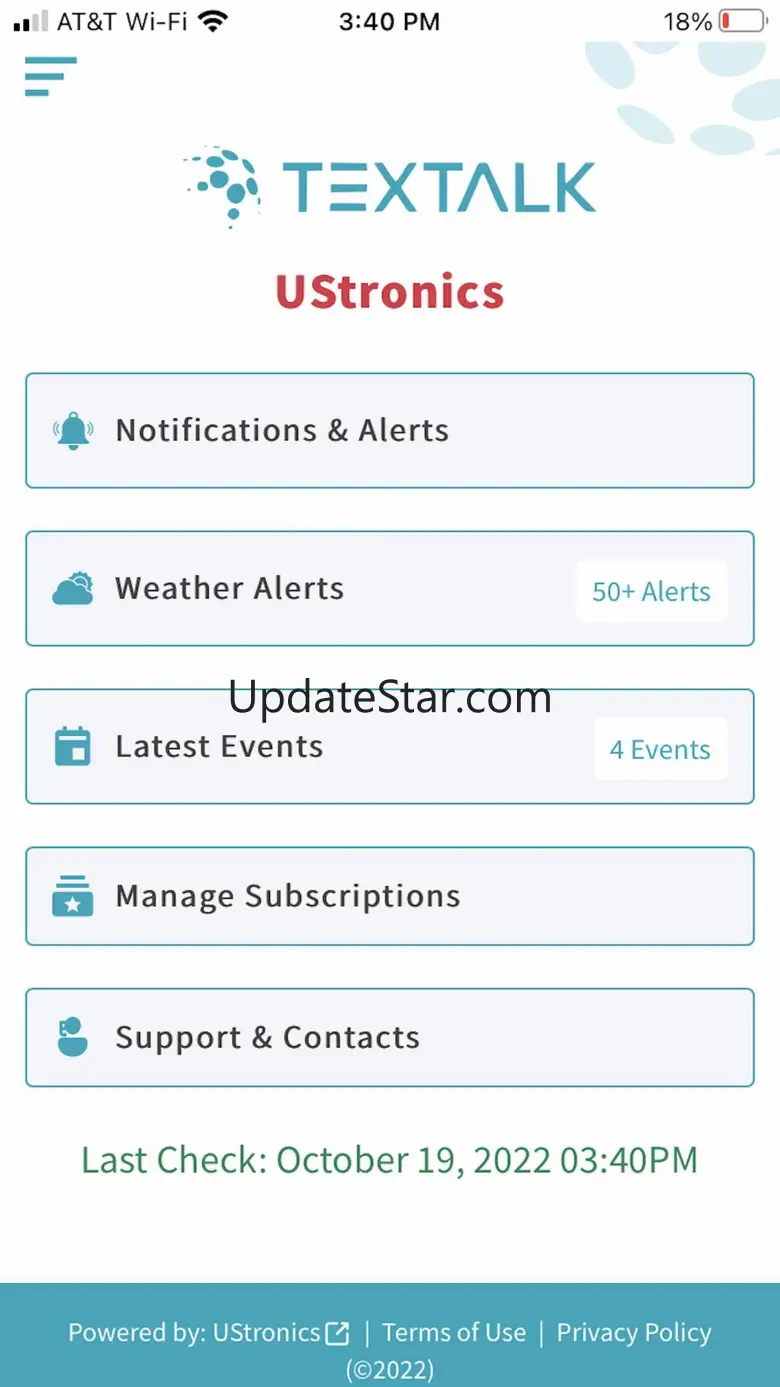 TexTalk Notification 1.0