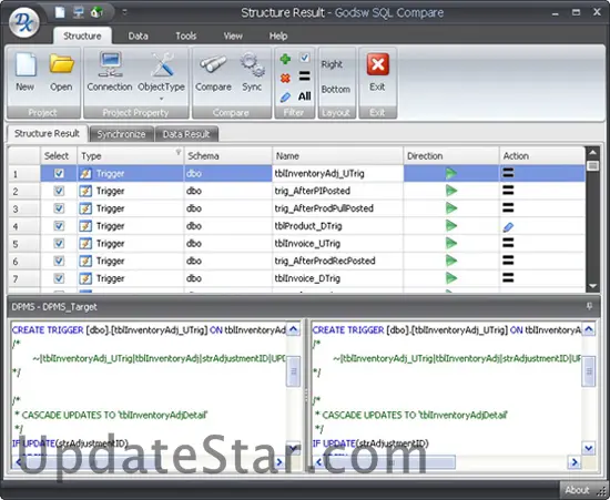 Godsw SQL Compare