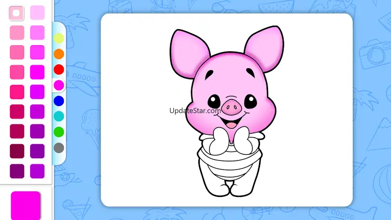 Cartoon Coloring Monster Color