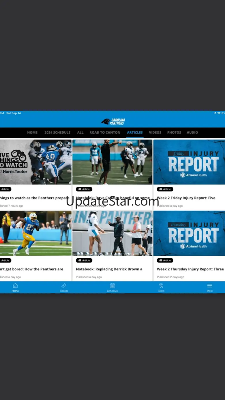 Carolina Panthers Mobile 24.4.1796
