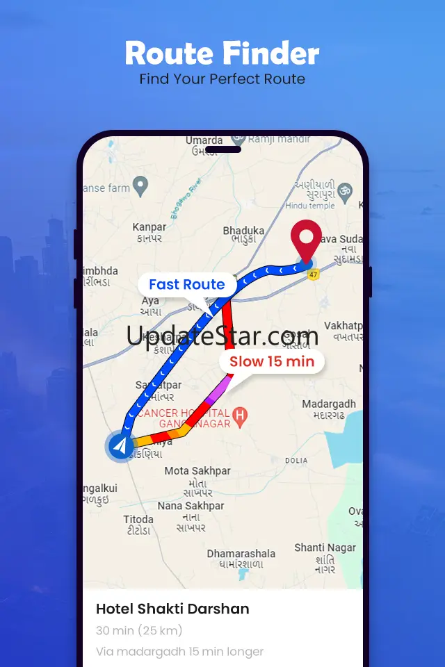 GPS Map Navigation & Direction