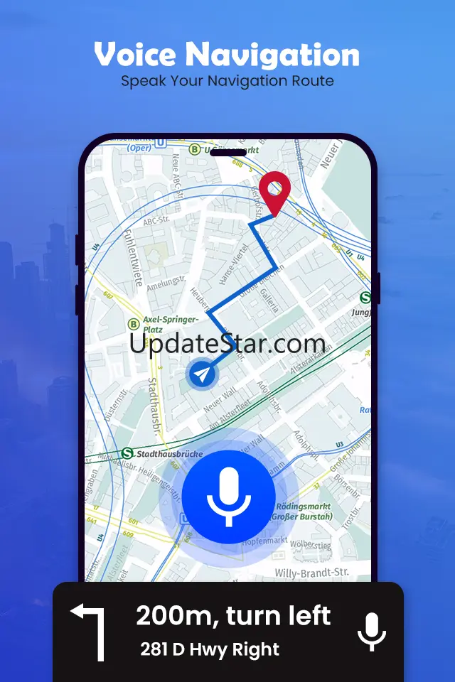 GPS Map Navigation & Direction