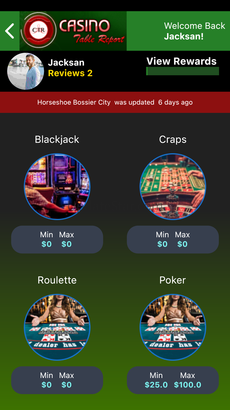 Casino Table Report 1.2