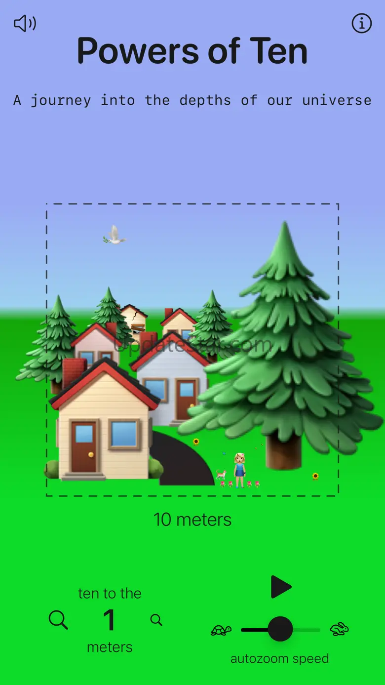 Powers of 10: Universe tour 1.0.1