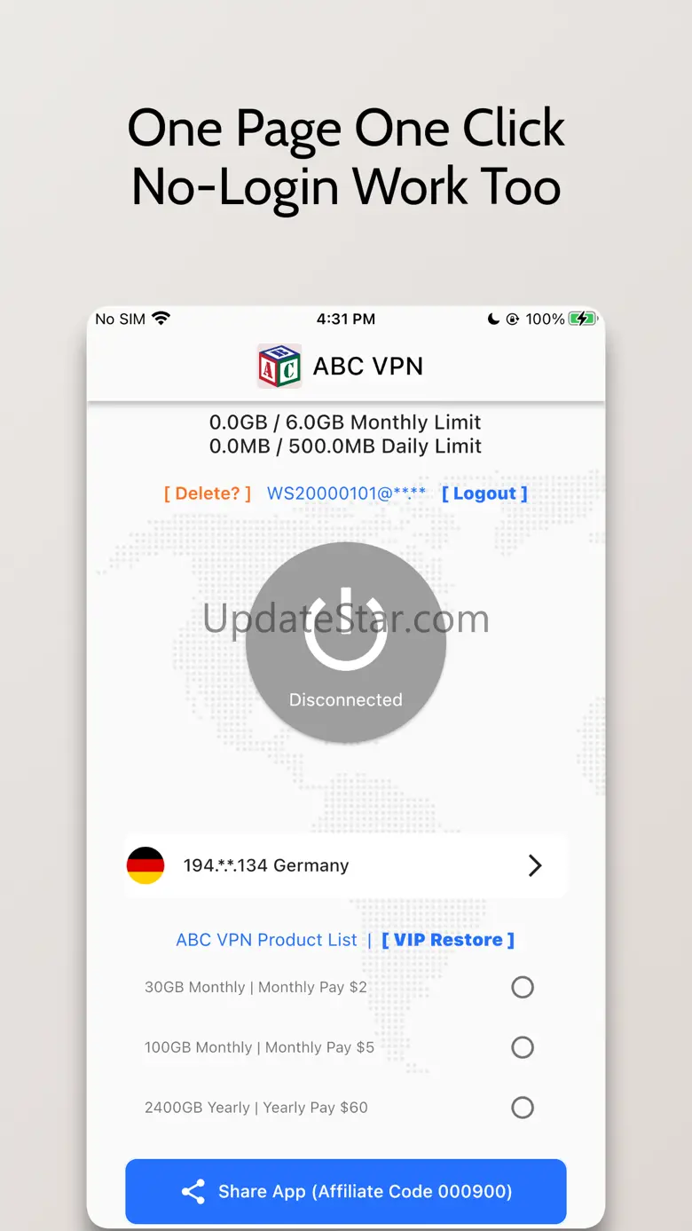 ABC VPN -Super Easy as 123 ABC 1.0.6