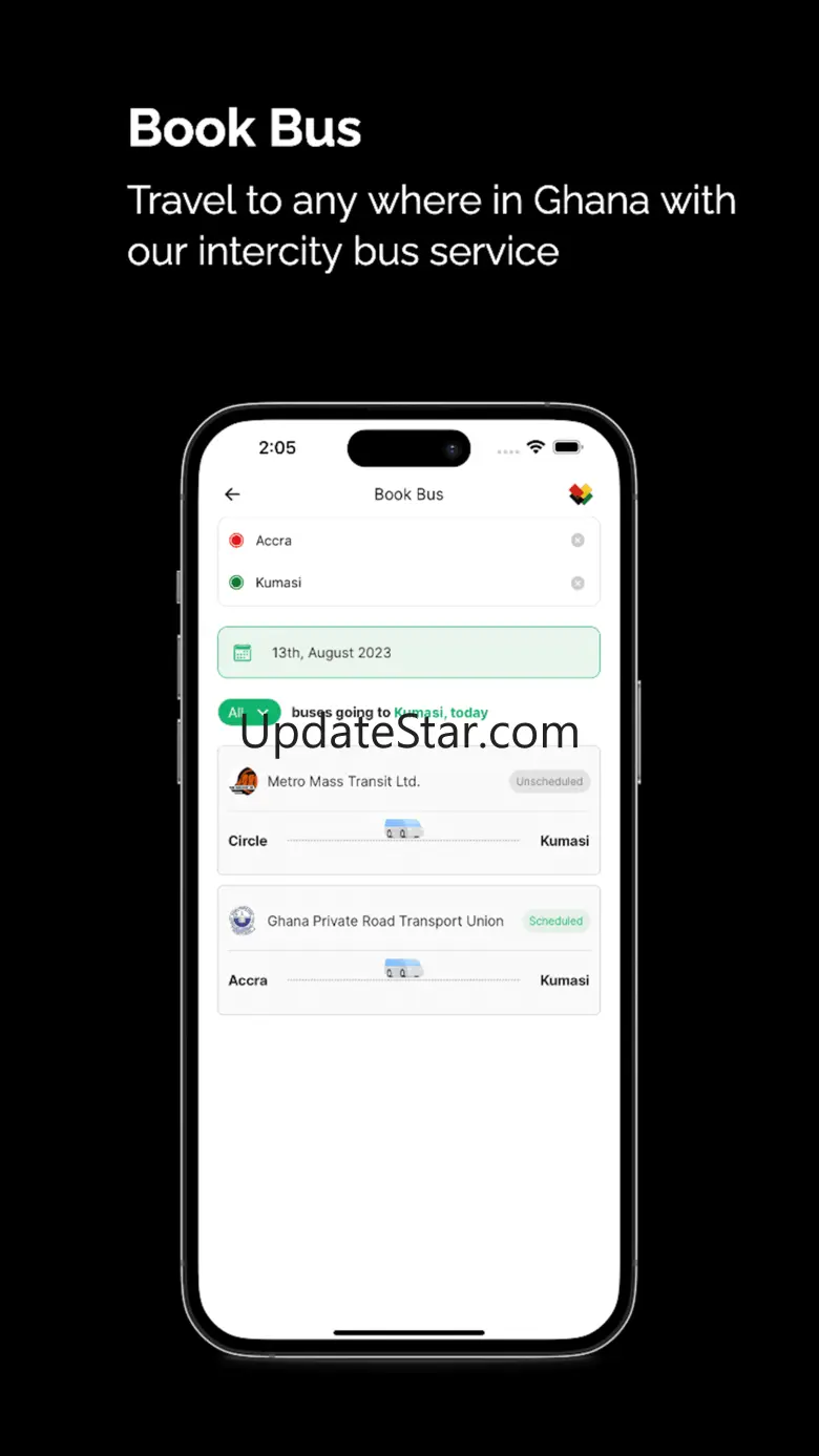 Tap n' Go - Commute in Ghana. 2.1.4
