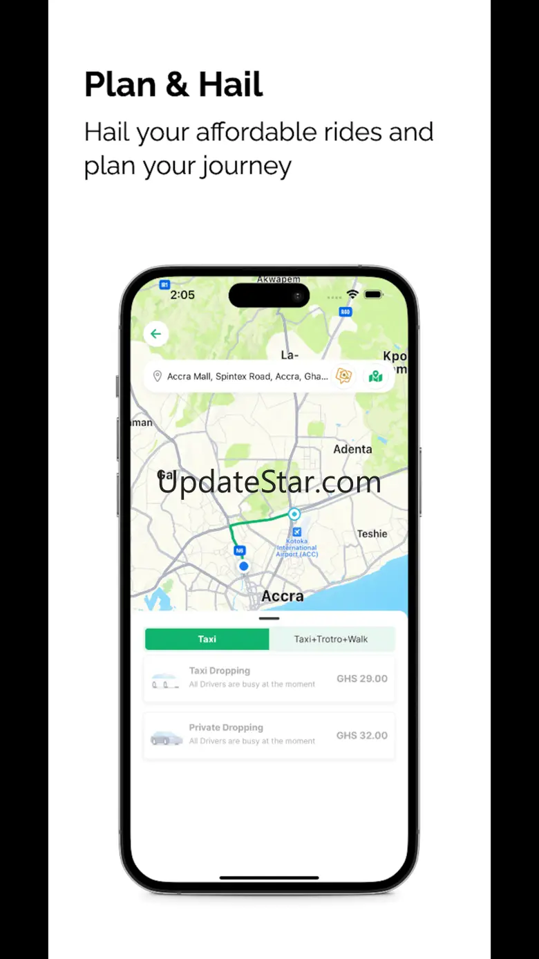 Tap n' Go - Commute in Ghana. 2.1.4