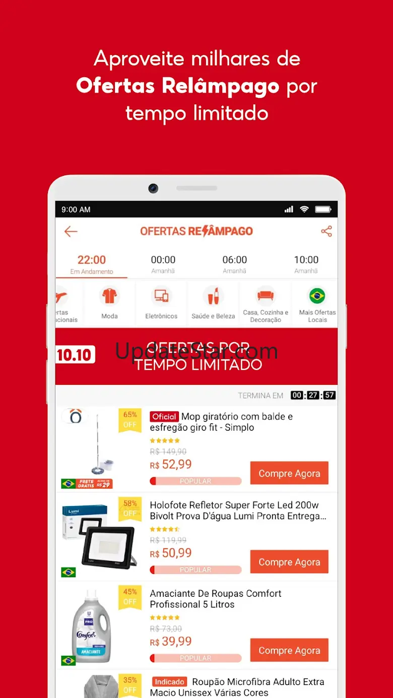 Shopee: 10.10 Lojas Oficiais 3.21.14