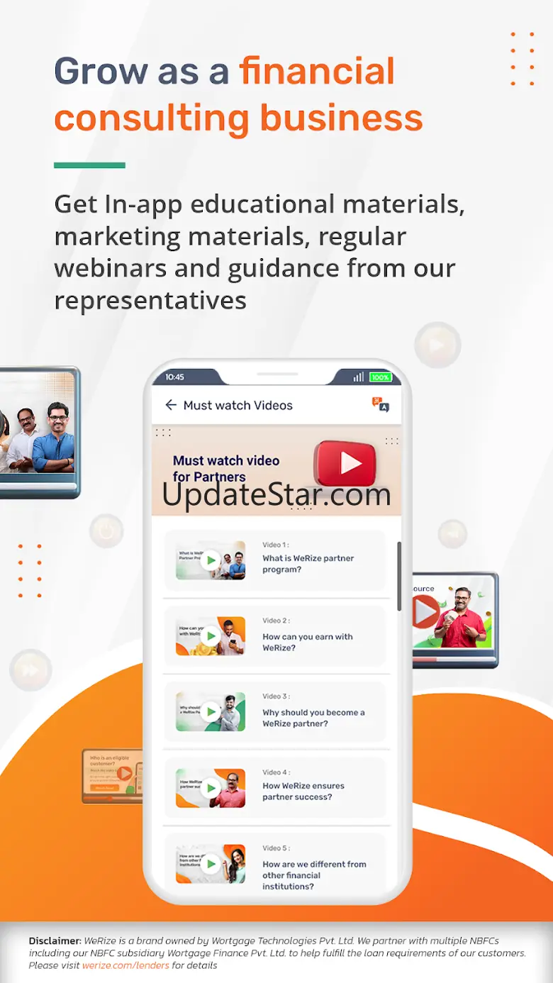 WeRize Partner App: Agent/DSAs 6.1.1