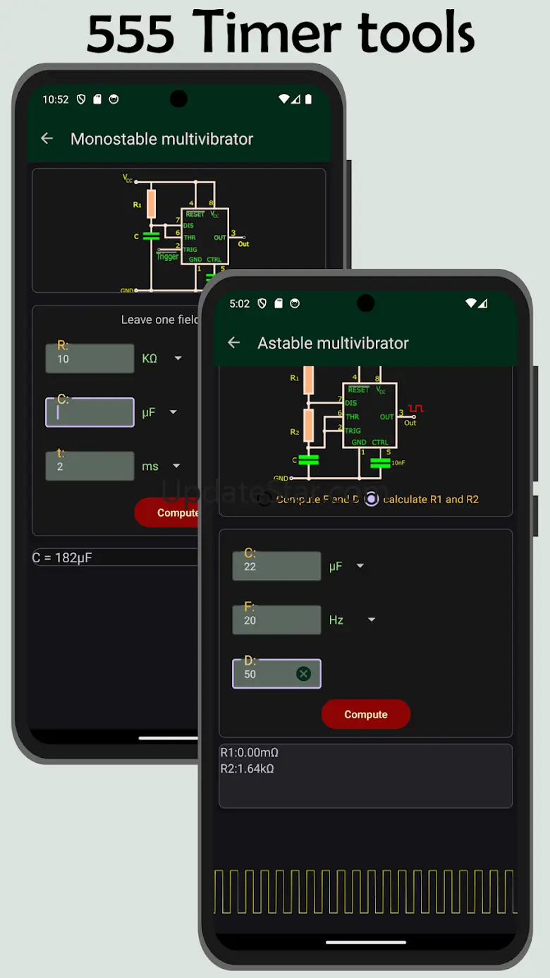 Electronics Circuit Calculator 2.6.11