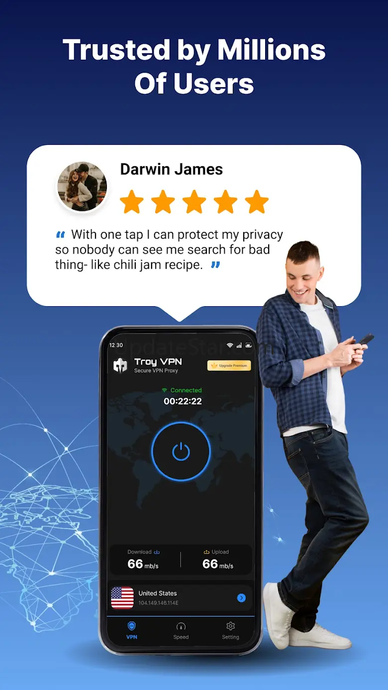 Troy VPN & Secure VPN Proxy 1.2.8