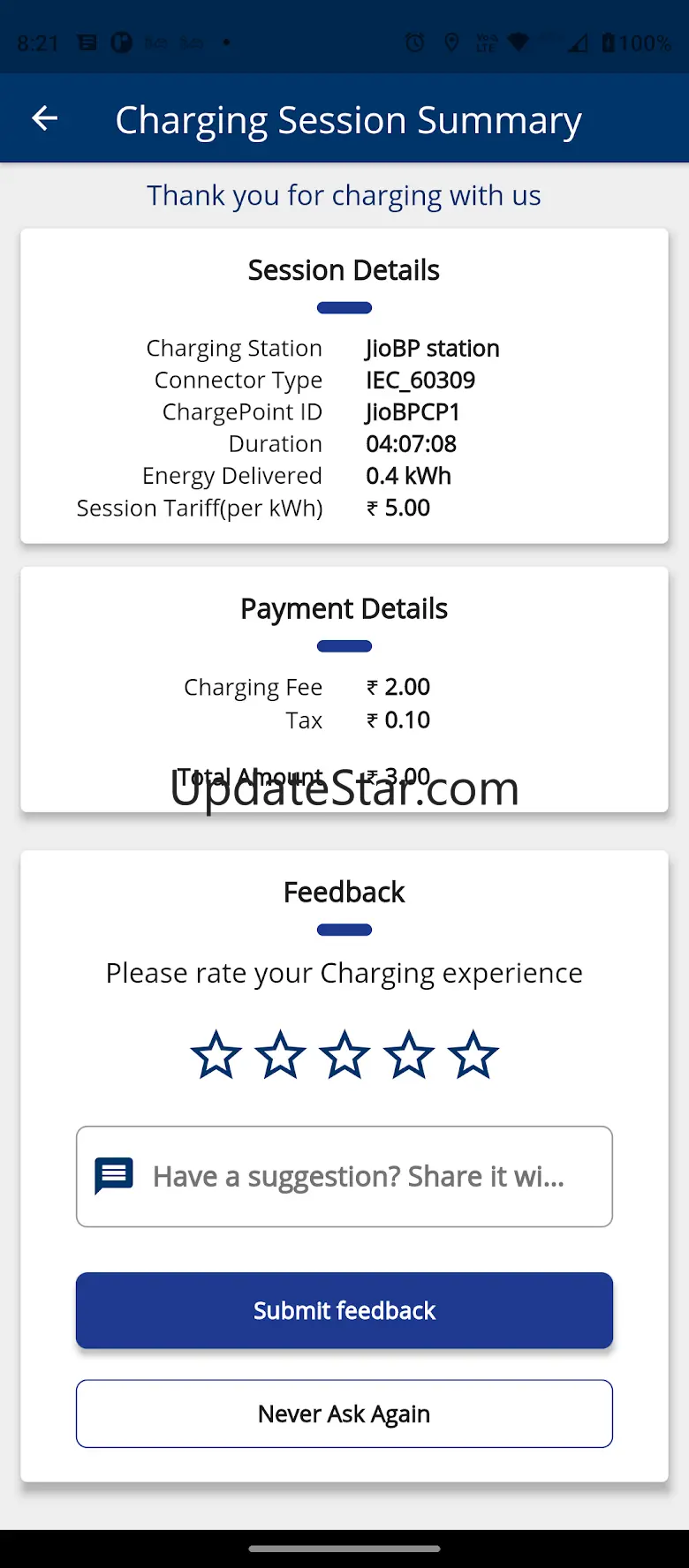 Jio-bp pulse Charge 3.00.31