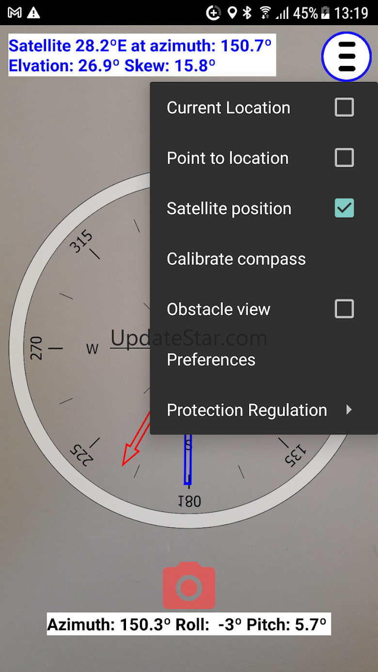 Satellite compass 1.5.3