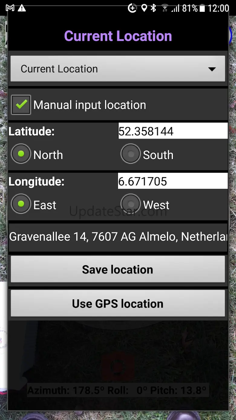 Satellite compass 1.5.3