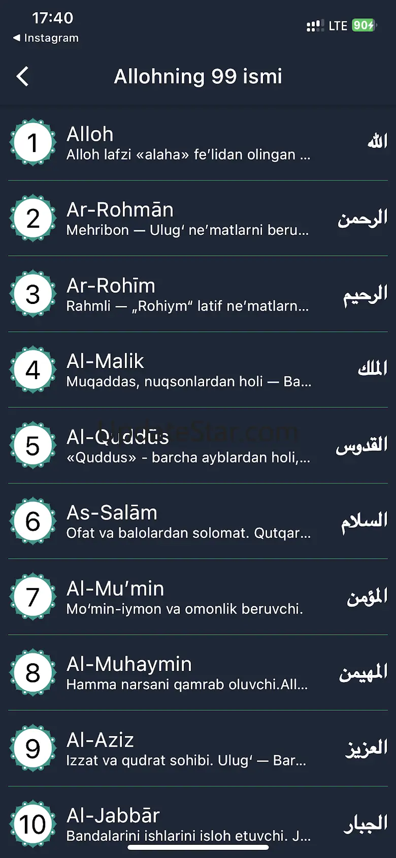 5 Namoz 1.4.3