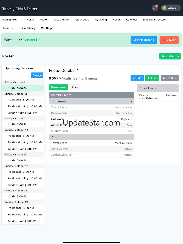 Elvanto 3.0.0