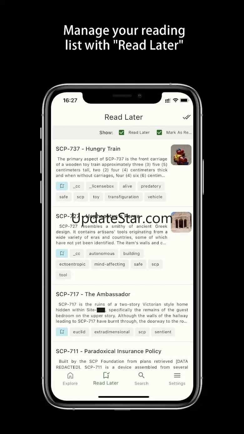 Only SCP: A SCP READER 2.0.8