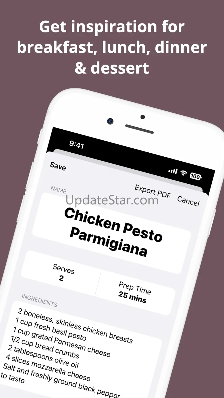 Recipe Generator: Dinner Ideas 1.05