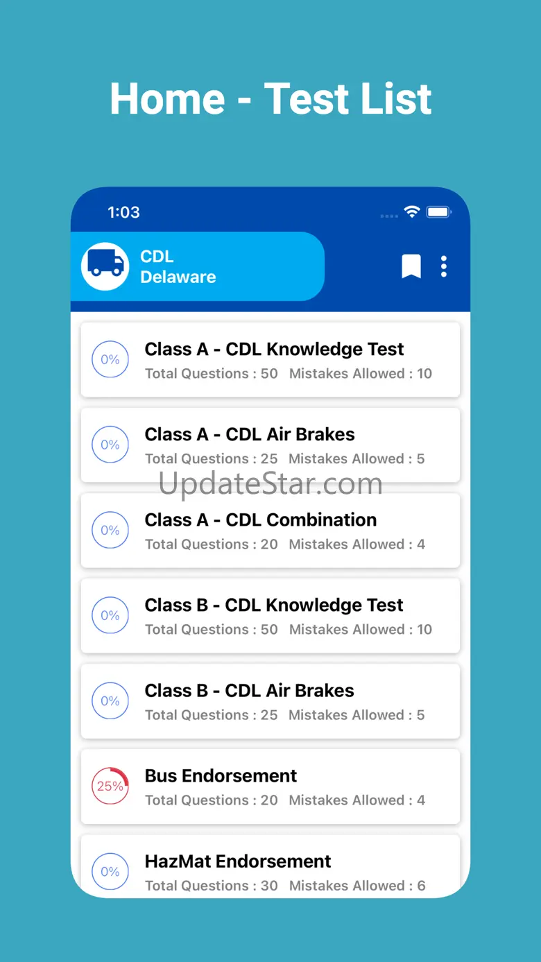 Delaware CDL Prep Test 1.2