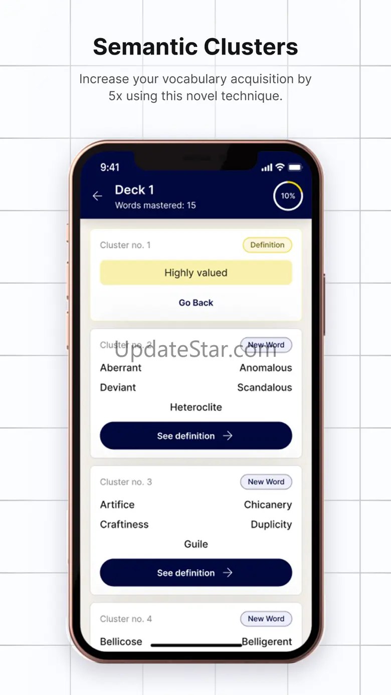 StellarGRE Vocab Flashcards 1.3.1