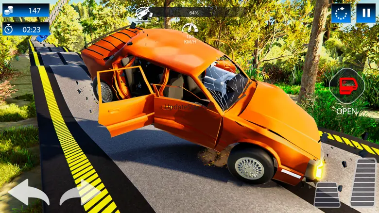 Road Bump Car Crash Beam Drive 1.2