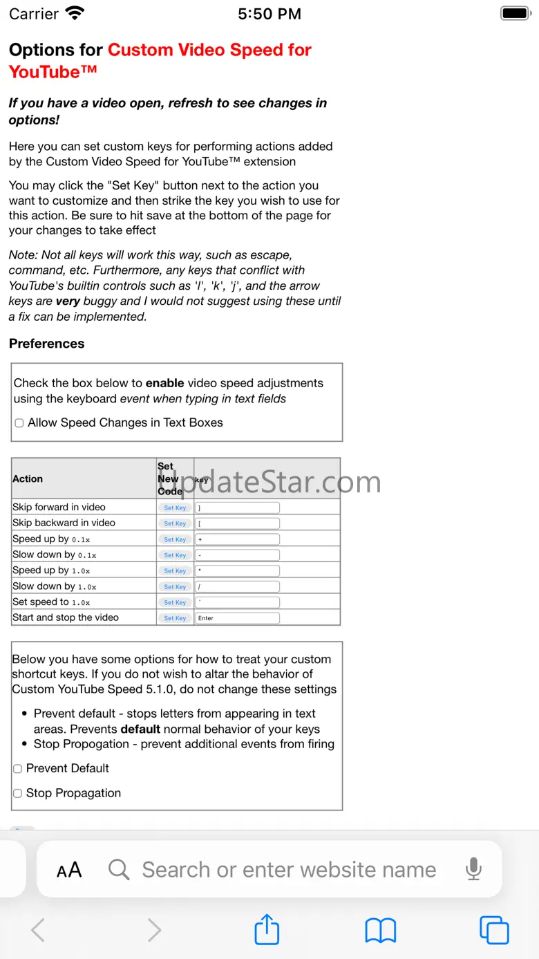 Custom Video Speed for YouTube 1.0