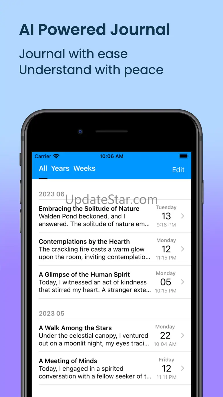 Cozy Journal - AI Diary 1.0