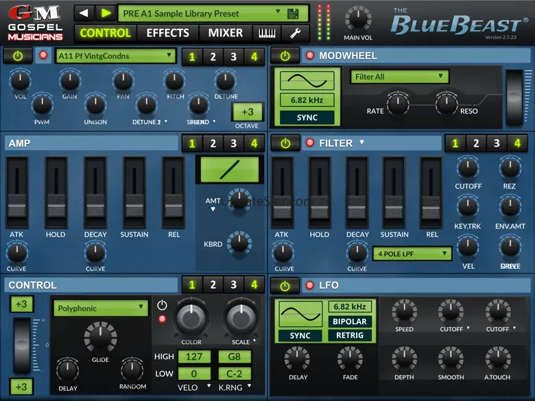 BlueBeast - Yamaha EX5 Library 2.0.3
