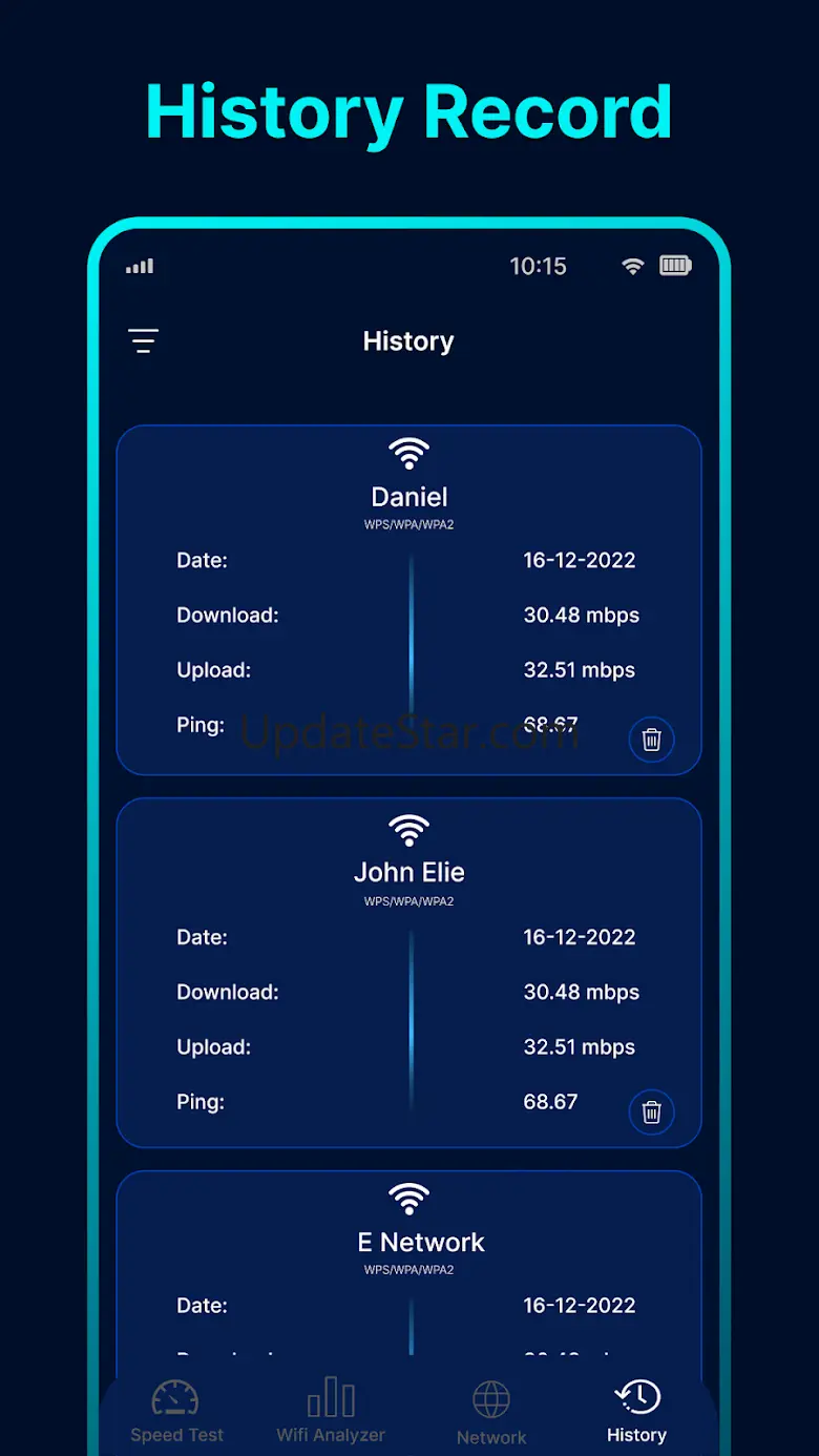 Internet speed test: Wifi test 9.7