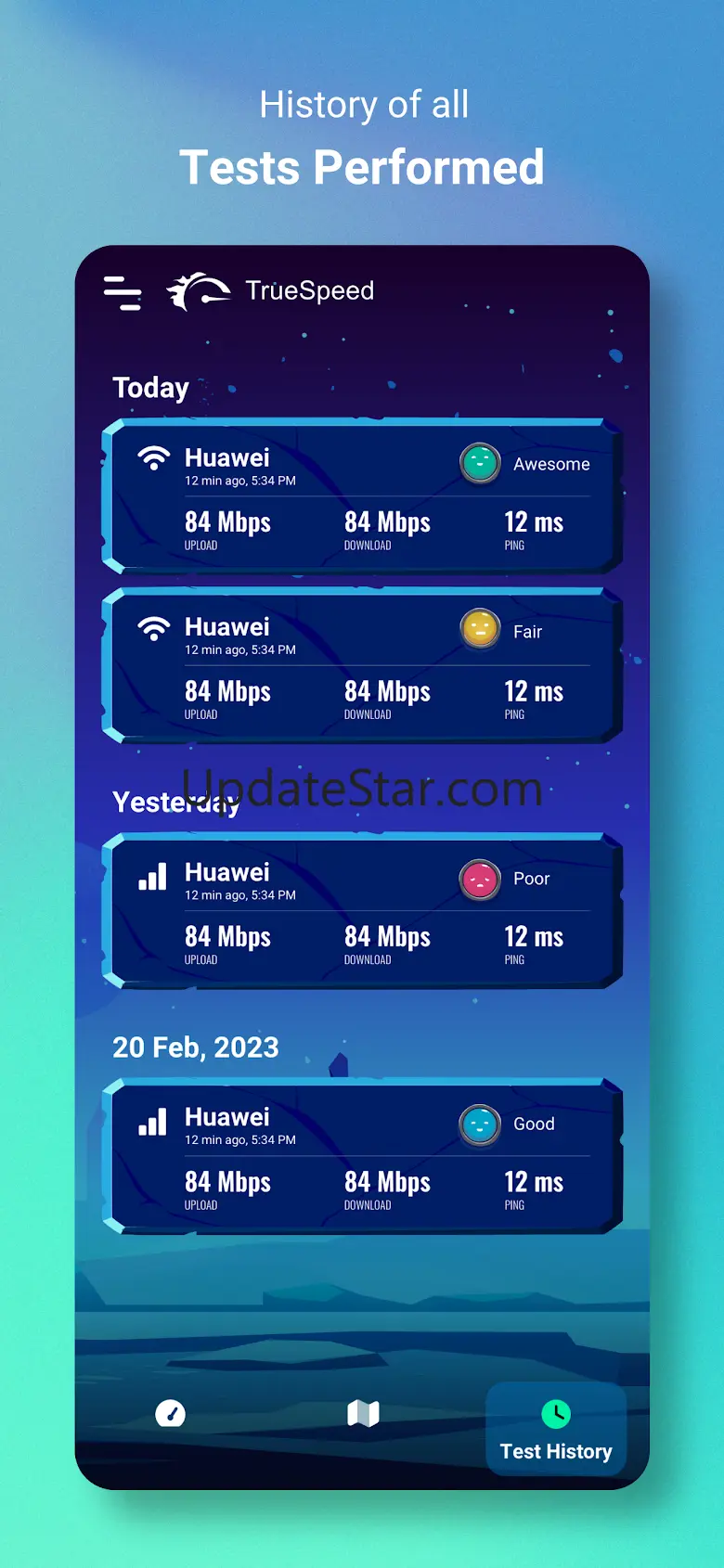 Truespeed 4G, 5G, WiFi Test 2.3.0