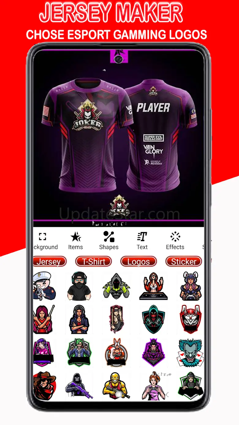Jersey Maker Esports Gamer Art 1.0
