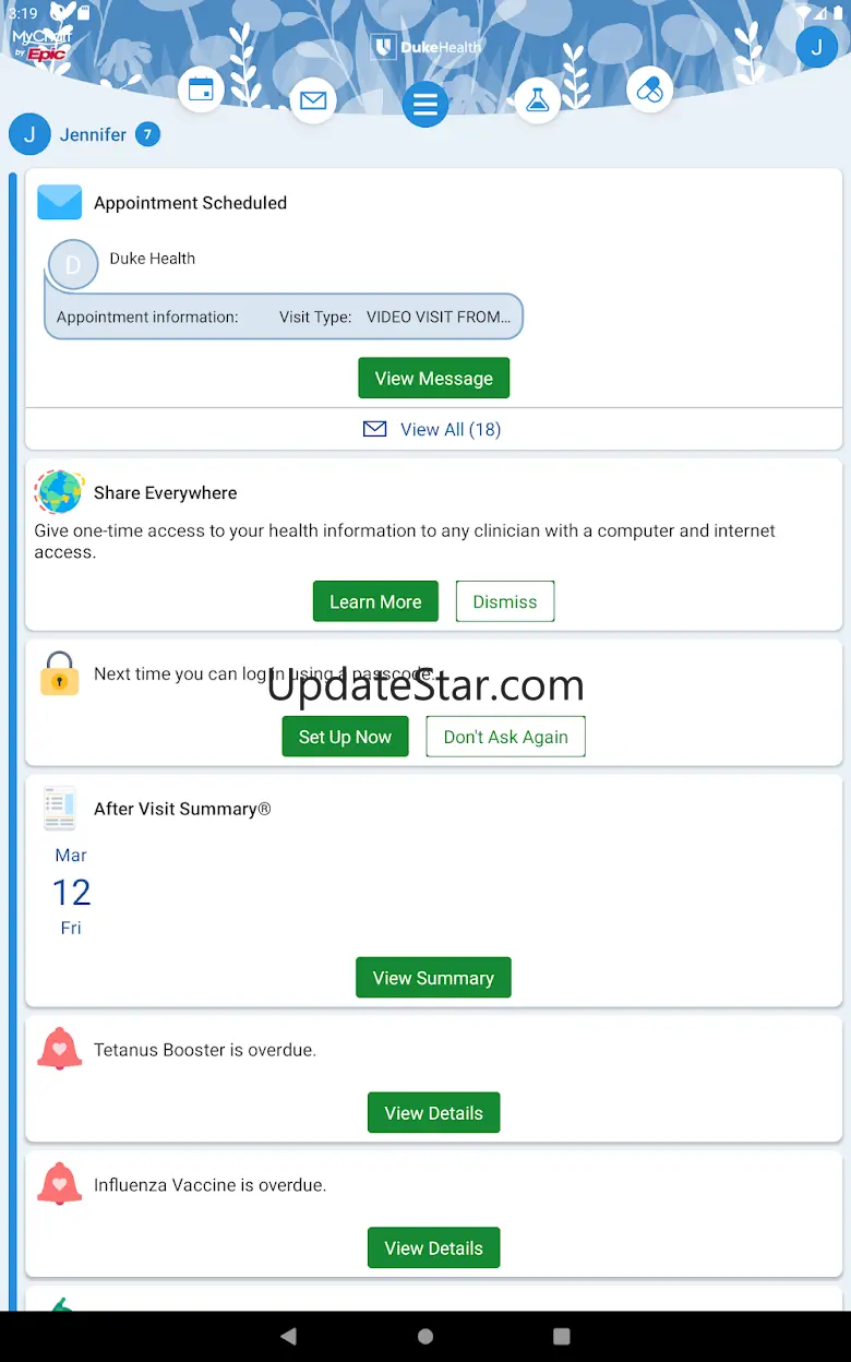 My Duke Health 10.8.5