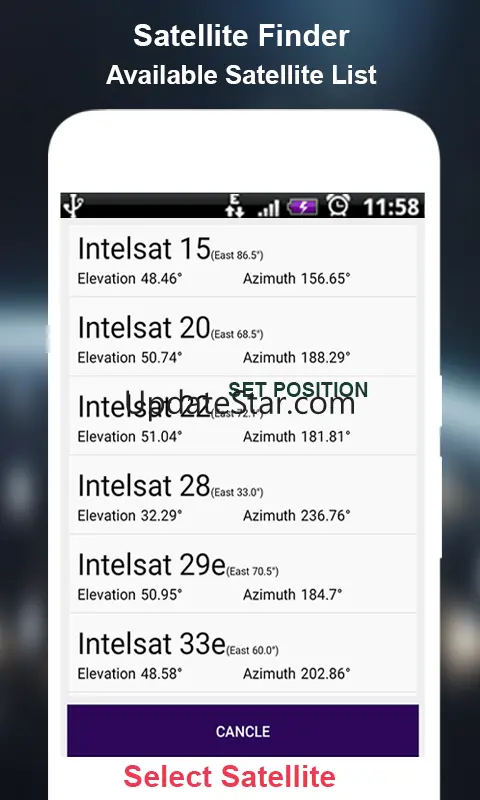 Satfinder: TV Satellites 1.1.1