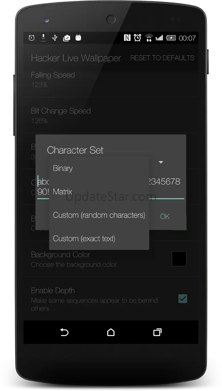 Hacker Matrix Live Wallpaper 1.0.0