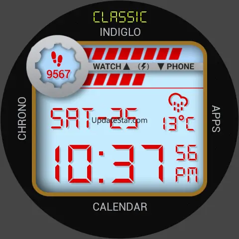 Retro Digital Watch Face 1.71