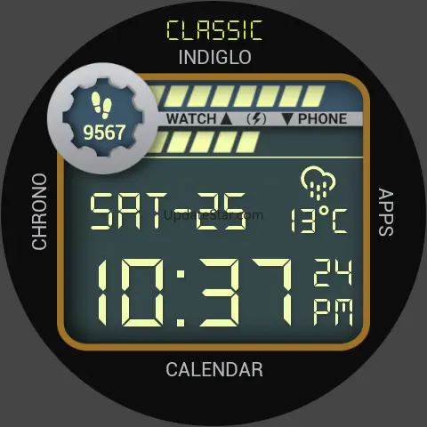 Retro Digital Watch Face 1.71