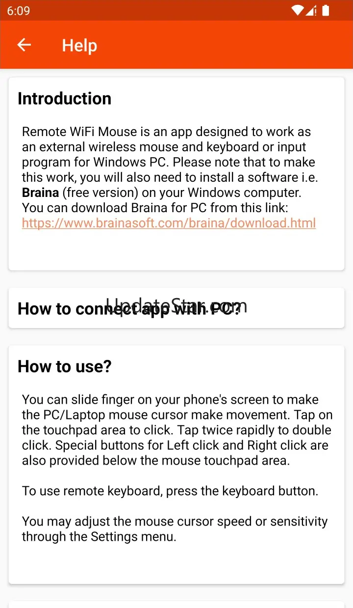 Remote WiFi Mouse 1.1