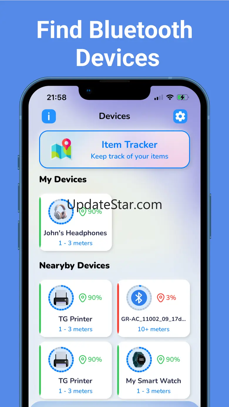 Find My Device Tracker Headset 2.4
