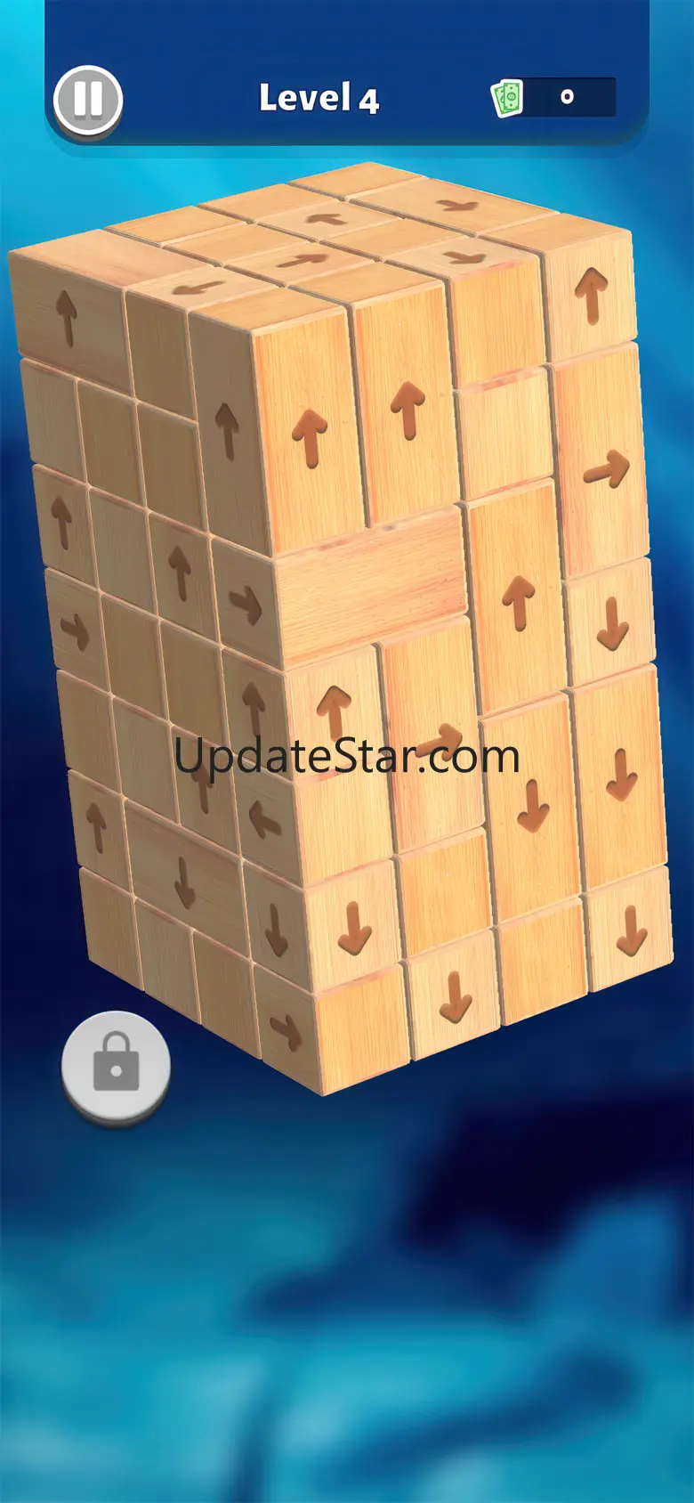 Tap 3D Wood Block Away 5.10