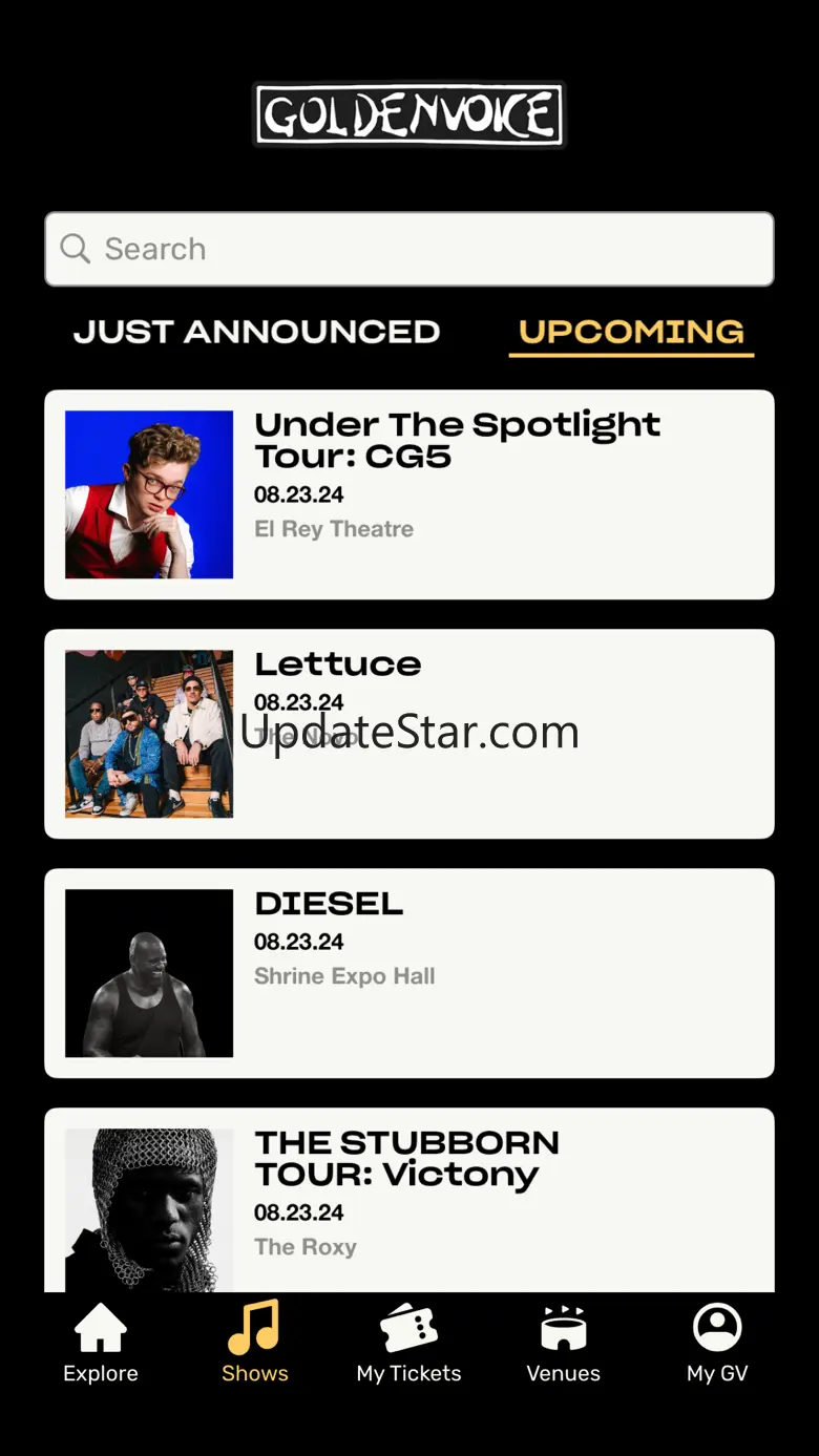 Goldenvoice Concerts 2.0.1