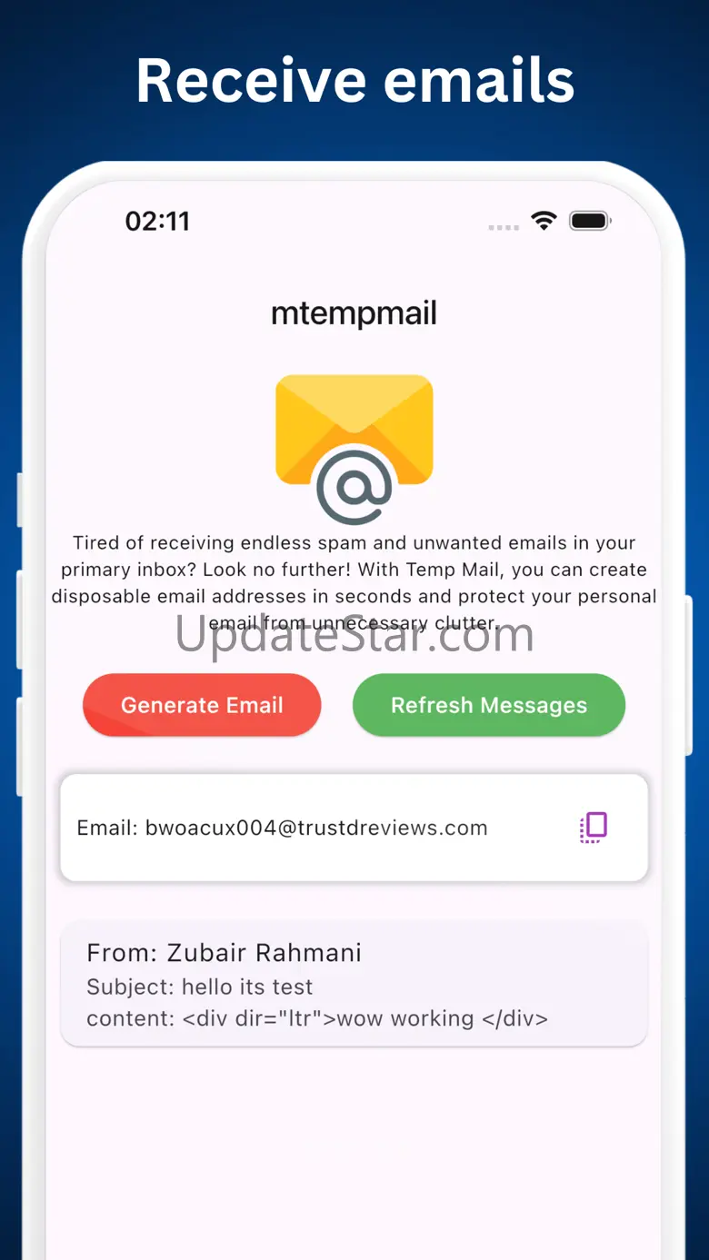 Temp Mail by mtempmail.com 7